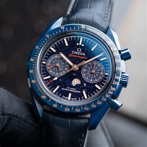 omega aventurine speedmaster professional|omega speedmaster blue side.